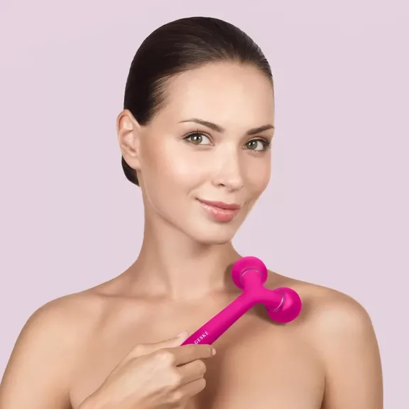 GESKE Sonic Facial and Body Roller 4-in-1 Magenta