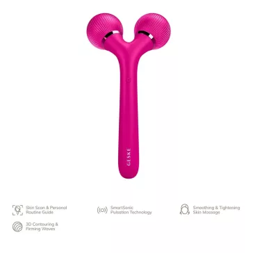 GESKE Sonic Facial and Body Roller 4-in-1 Magenta