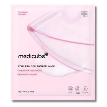   Medicube PDRN Pink Collagen Gel Mask 28 g - Feszesítő Hidrogél Arcmaszk