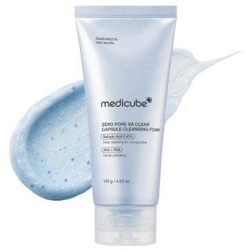   Medicube Zero Pore SA Clear Capsule Cleansing Foam 120g - Arctisztító hab