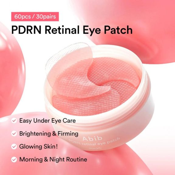 Abib PDRN Retinal Eye Patch Glow Jelly 84g - Világosító és rugalmasító szemtapaszok