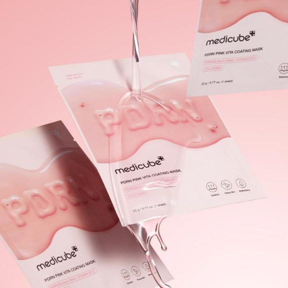 Medicube PDRN Pink Vita Coating Mask - Regeneráló fátyolmaszk