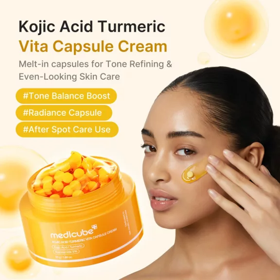 Medicube Kojic Acid Turmeric Vita Capsule Cream 53g - Brightening Capsule Cream