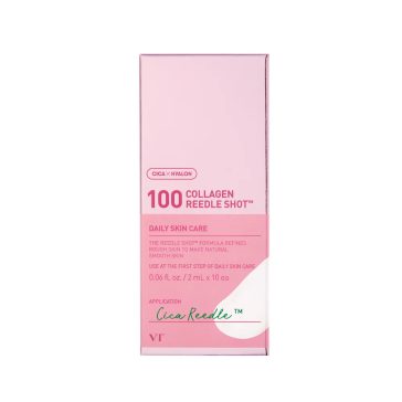   VT Cosmetics Collagen Reedle Shot 100 pouch - Feszesítő és hidratáló mikrotűs kezelés 10 darabos utazó kiszerelés