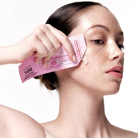 VT Cosmetics Collagen 100 Reedle Shot 2-Step Hydrogel Mask - kétlépcsős hidrogél maszk