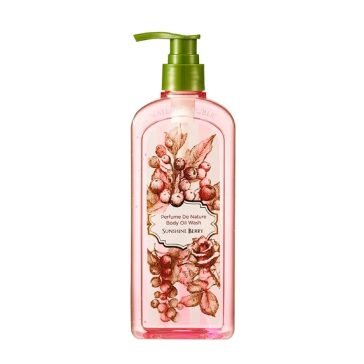   Nature Republic Perfume De Nature Body Oil Wash Sunshine Berry 345ml -Bogyós gyümölcsös tusfürdő