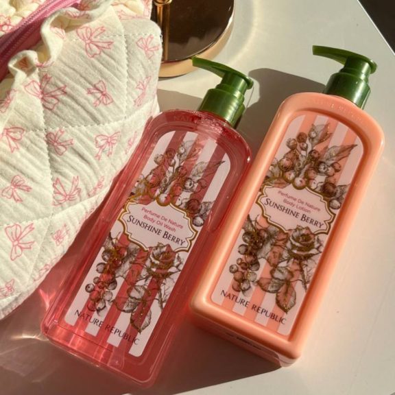 Nature Republic Perfume De Nature Body Oil Wash Sunshine Berry 345ml -Bogyós gyümölcsös tusfürdő