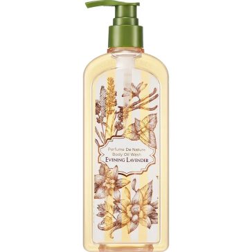   Nature Republic Perfume De Nature Body Oil Wash Evening Lavender 345ml - Levendulás tusfürdő