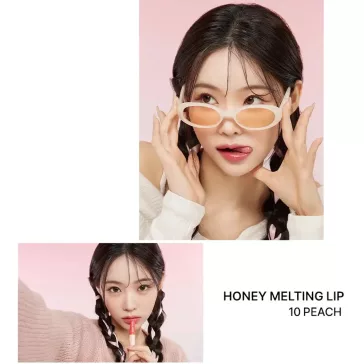 NATURE REPUBLIC Honey Melting Lip 10 Peach - Szájfény