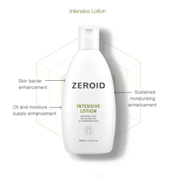   Zeroid Intensive Lotion 200ml - Deeply Hydrating Balm for Dehydrated Skin