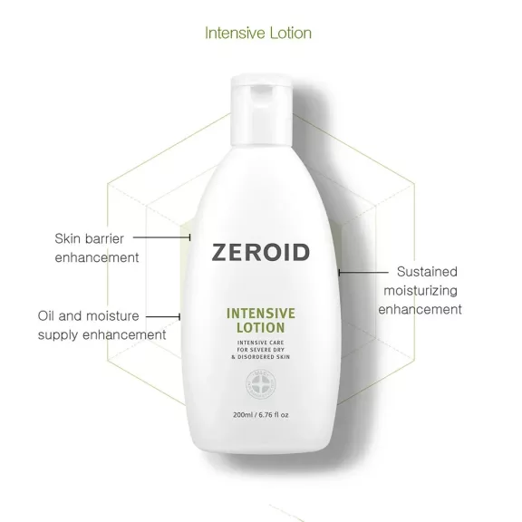 Zeroid Intensive Lotion 200ml - Deeply Hydrating Balm for Dehydrated Skin