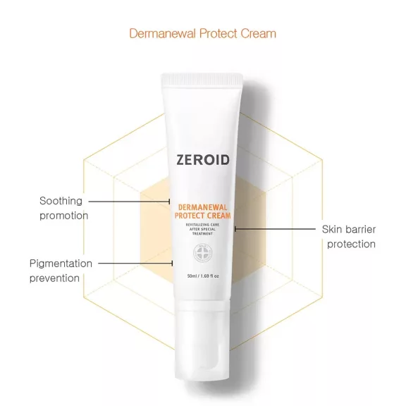 Zeroid Dermanewal Protect Cream 50 ml - Revitalizing Face Cream