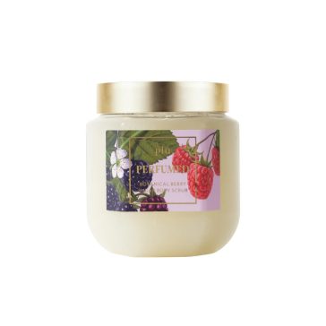 plu Perfumed Sugar Body Scrub (BOTANICAL BERRY) - Bőrradír