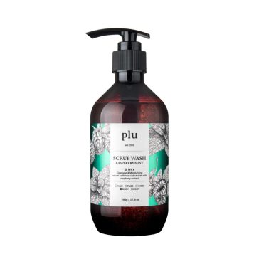 plu Scrub Wash Raspberry Mint 500 ml - Tusfürdő-radír