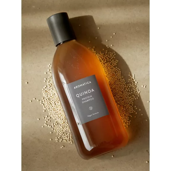 Aromatica - Quinoa Protein Shampoo, 400ml - Fehérjés sampon sérült hajra