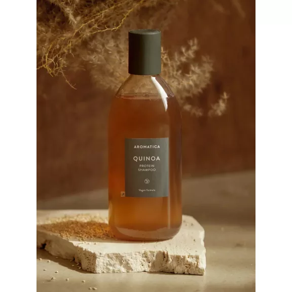 Aromatica - Quinoa Protein Shampoo, 400ml - Fehérjés sampon sérült hajra