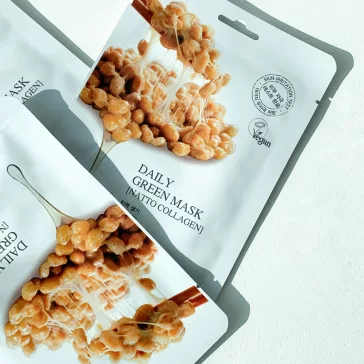 Yadah Daily Green Mask Natto Collagen - Firming Sheet Mask