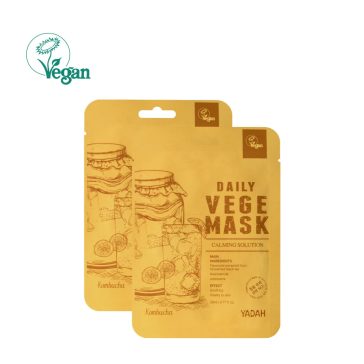   Yadah Daily Vege Mask Kombucha - pH-kiegyensúlyozó fátyolmaszk