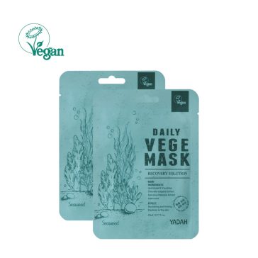   Yadah Daily Vege Seaweed Mask - rugalmasságfokozó fátyolmaszk