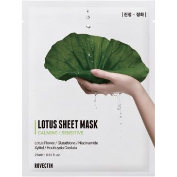 Rovectin Calming Lotus Sheet Mask - Nyugtató arcmaszk