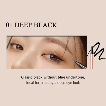 Black Rouge Pen Liner P01 Deep Black - Szemhéjtus