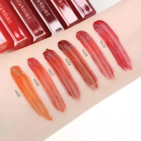 BLACK ROUGE Half N Half Water Glow 2 HG07 Cinnamon Syrup - Lip Gloss