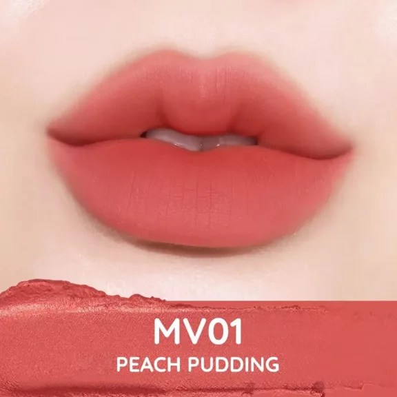 BLACK ROUGE Muddish Cushion Velvet MV01 Peach Pudding - folyékony rúzs