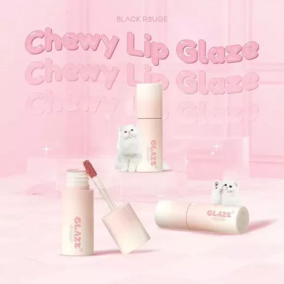 BLACK ROUGE Chewy Lip Glaze GZ02 Fig Fuz 