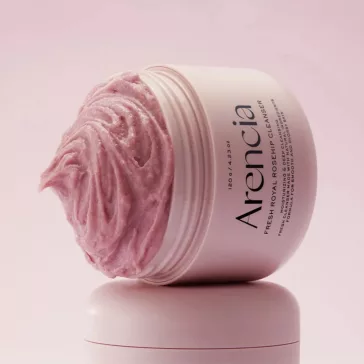   Arencia Fresh Rosehip Mochi Cleanser 120g - Gentle facial cleanser