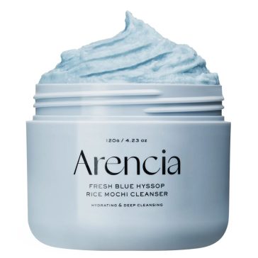   Arencia Fresh Blue Hyssop Rice Mochi Cleanser, 120g - Gyengéd arctisztító