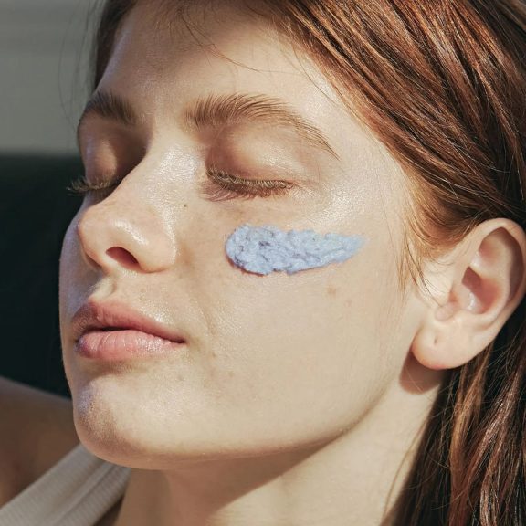 Arencia Fresh Blue Hyssop Rice Mochi Cleanser, 120g - Gyengéd arctisztító