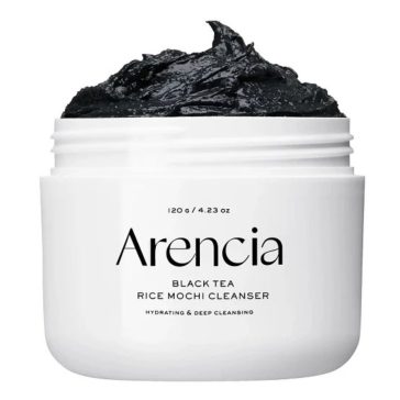   Arencia Black Tea Rice Mochi Cleanser 120g - Gyengéd arctisztító