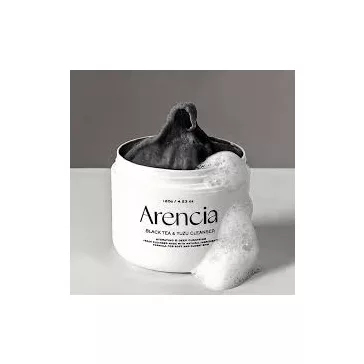   Arencia Black Tea Rice Mochi Cleanser 120g - Gentle facial cleanser