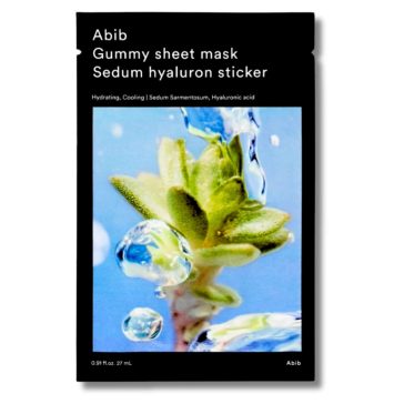   Abib Gummy Sheet Mask Sedum Hyaluron Sticker - Hidratáló és Feszesítő Lapmaszk