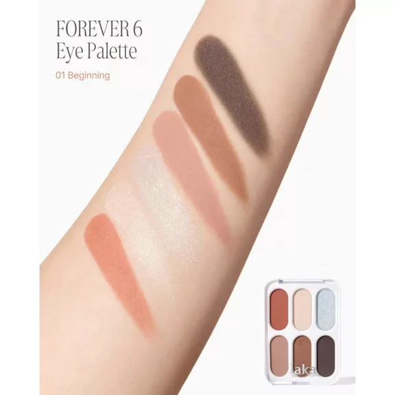 LAKA Forever6 Eye Palette 01 Beginning - Eyeshadow Palette