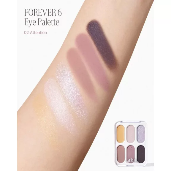 LAKA Forever6 Eye Palette 02 Attention - Eyeshadow Palette