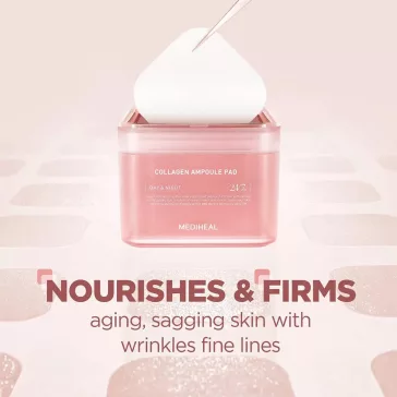 Mediheal Collagen Ampoule Pad - Hidratáló Toner Pad