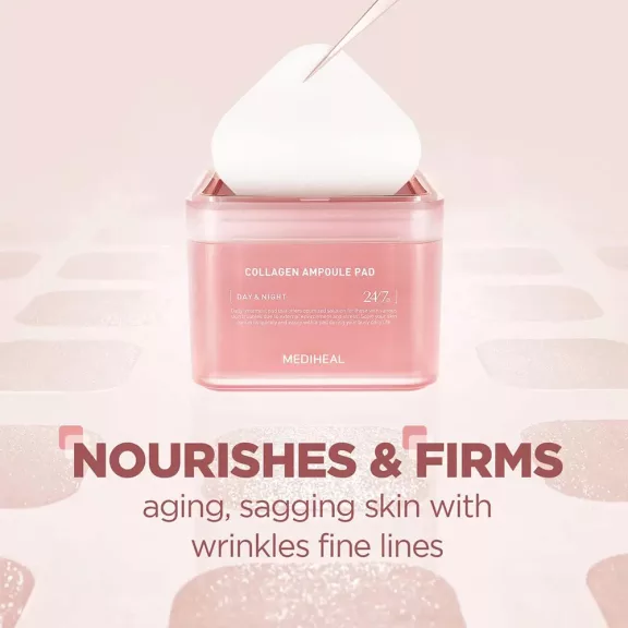 Mediheal Collagen Ampoule Pad - Hidratáló Toner Pad