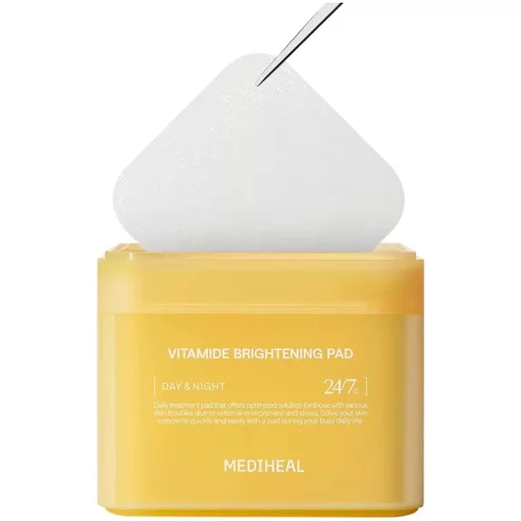 Mediheal Vitamide Brightening Pad 100 db - Világosító toner pad