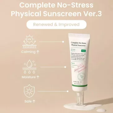   AXIS-Y Complete No-Stress Physical V.3 SPF 50+ 50 ml - Fényvédő 