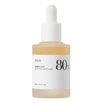   Anua Heartleaf 80% Moisture Soothing Ampoule 30ml - Nyugtató Arcápoló Ampulla