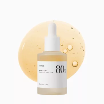  Anua Heartleaf 80% Moisture Soothing Ampoule 30ml - Soothing Facial Ampoule