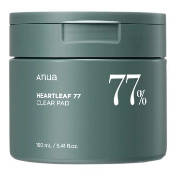   Anua Heartleaf 77% Clear Pad 70 db - Hidratáló és hámlasztó tonizáló korongok