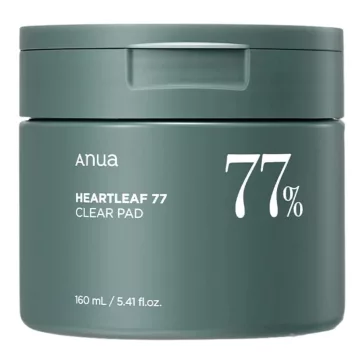   Anua Heartleaf 77% Clear Pad, 70 Count - Moisturizing and Exfoliating Toner Pads