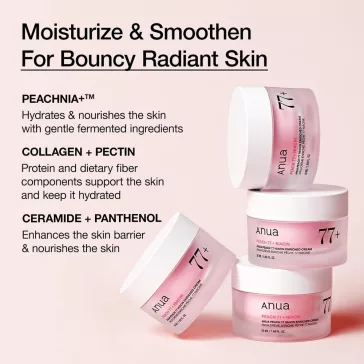 Anua Peach 77% Niacin Cream – Moisturizing Face Cream