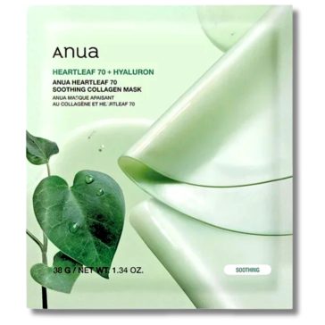 Anua Heartleaf 70 Nyugtató Kollagén Maszk 38g