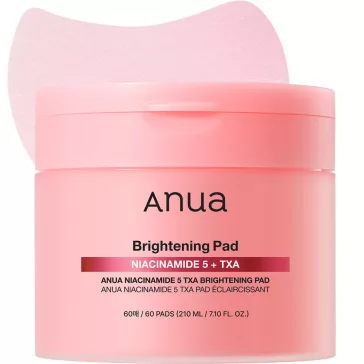   ANUA Brightening Niacinamide 5 + TXA Radiance-Boosting Pads, 60 Count