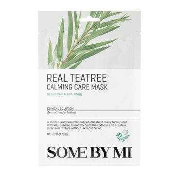   SOME BY MI Real Teatree Calming Care Mask - Bőrnyugtató Fátyolmaszk