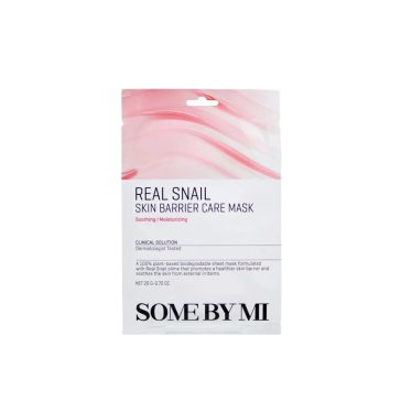   SOME BY MI Real Snail Skin Barrier Care Mask 20g - Erősítő Fátyolmaszk