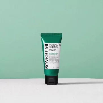   SOME BY MI Aha-Bha-Pha 30 Days Miracle Acne Clear Foam - Gentle Cleansing Foam with Acids